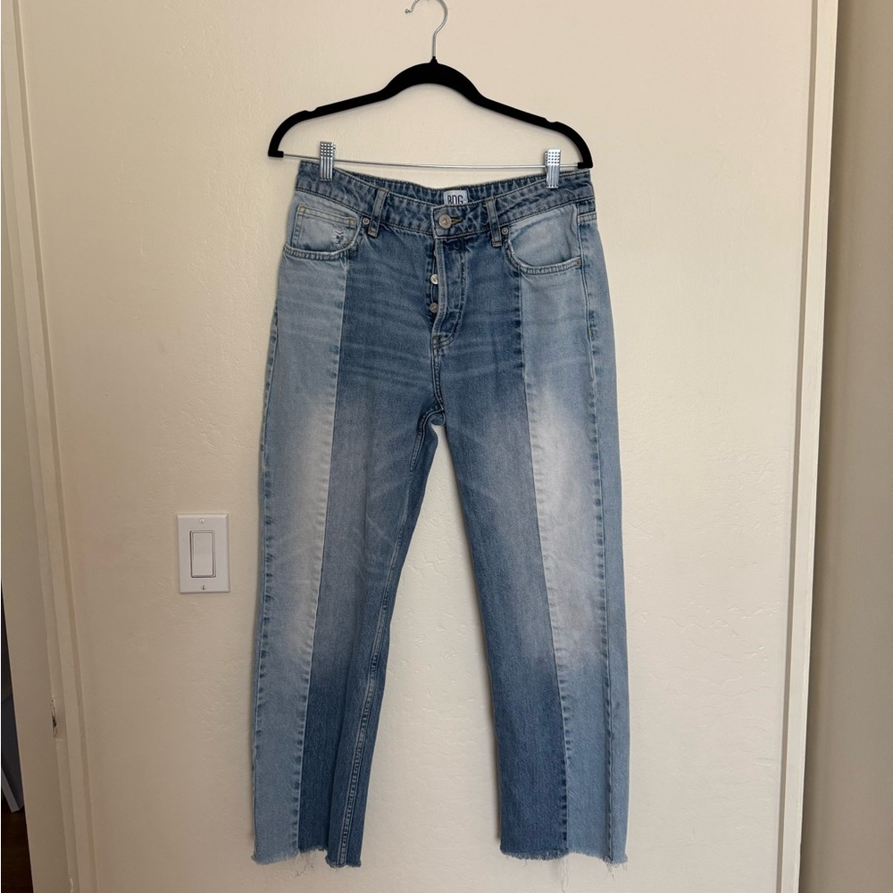 BDG Urban Outfitters Two-Tone Panel Jeans W30 | Vintage 2010s High Rise Straight